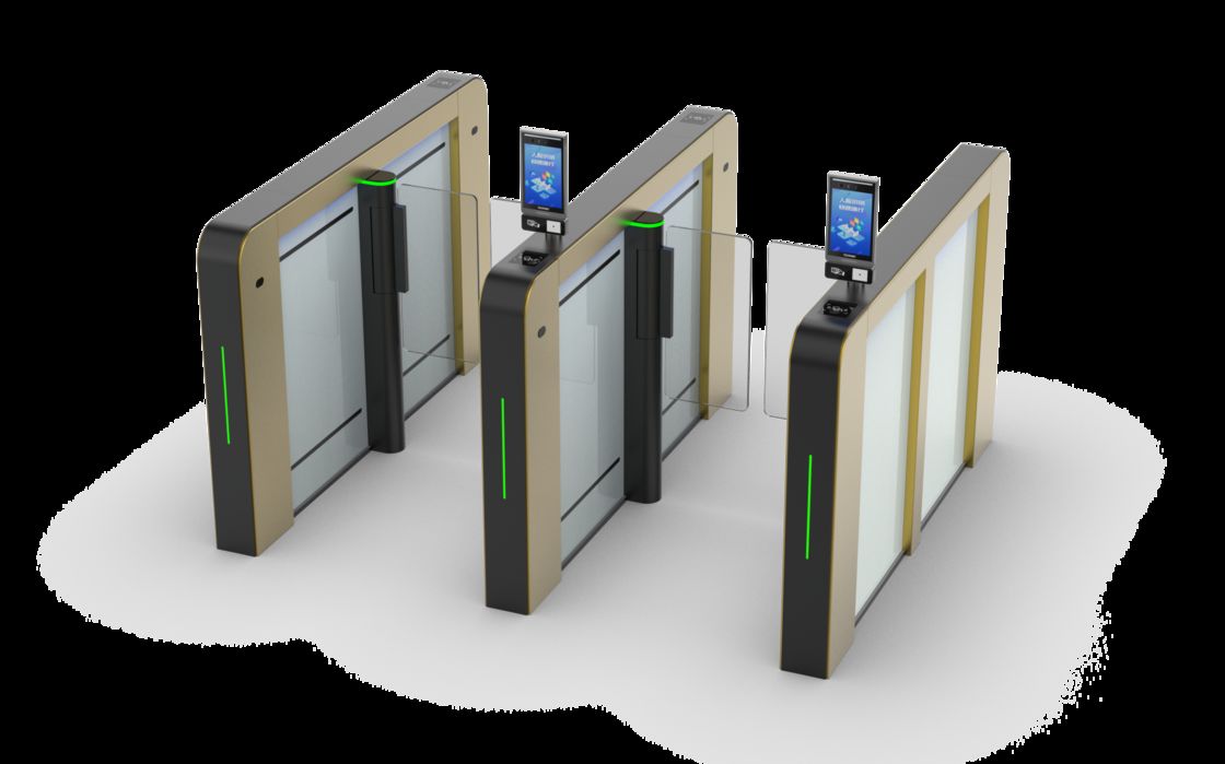 High Speed Pedestrian Turnstile with DC24V Servo Motor